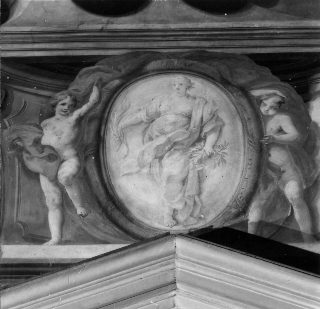 Figure allegoriche con angeli - con Tonelli Giuseppe, Chiesa di sant'Egidio, Firenze